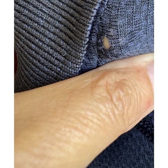 Lululemon Shirt Men’s XXL Navy Polo Metal Vent Golf Short Sleeve READ - Picture 7 of 8